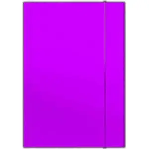 Cardboard Document Folder with Elastic Band A4 300 g/m², Barbara, Violet