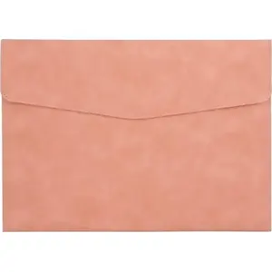 Document Folder Antra A4 505 envelope with snap fasteners, pastel pink