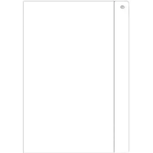 Document folder with elastic band INTERDRUK A3+ white pack of 10