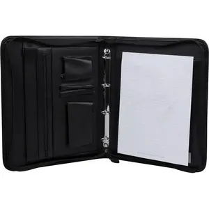 Conference folder A4 Easy Safe — black, document organizer for A4 papers