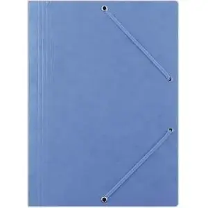 Document folder Donau A4 preshpan with elastic band, blue — model DONA0565