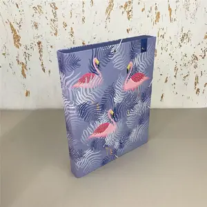 Folder Bee-bee Teczka Box A4 with Elastic, Moderno Flamingos Design