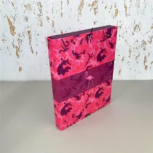 Папка на резинке Bee-bee Teczka Box A4 — Камуфляж розовый