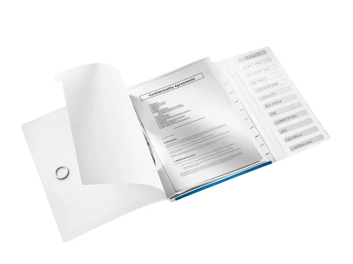 Leitz Divider Book WOW PP 12 tabs A4 Photo 2