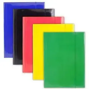 Penmate document folder with elastic A4 black