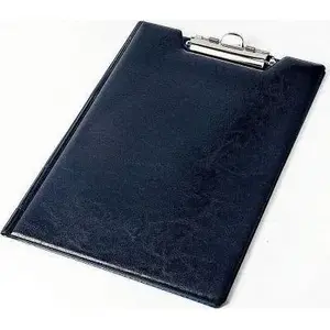 Panta Plast A4 clip folder — vinyl navy blue