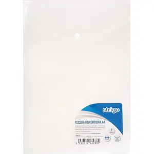 Document envelope folder Strigo Teczka A4 with 2 transparent pockets, pack of 5
