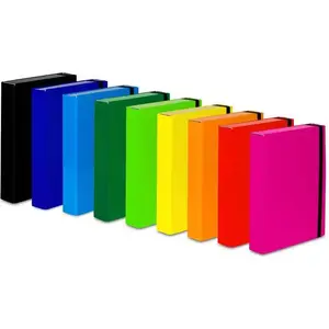 Folder with Elastic Strap VauPe Caribic Box 341/28 — Yellow document folder