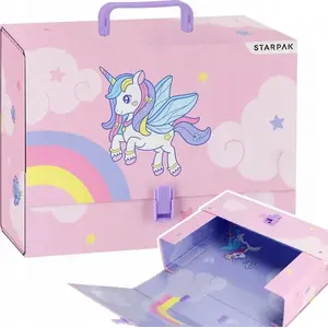 Folder with Handle STARPAK TECZKA A4 95mm Unicorn – document file for A4 papers, 95 mm spine