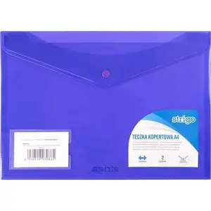 Aploksnes mape A4 ar kabatām, Strigo modelis 327079, violeta