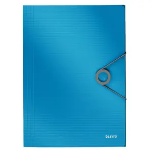 Folder LEITZ 3-Flap Solid PP A4 — Polypropylene A4 flap folder, 235×320×8 mm