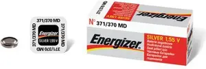 Button cell battery Energizer EN371/370P1 model BAT371.E1 — coin/button battery, replacement for 371/370