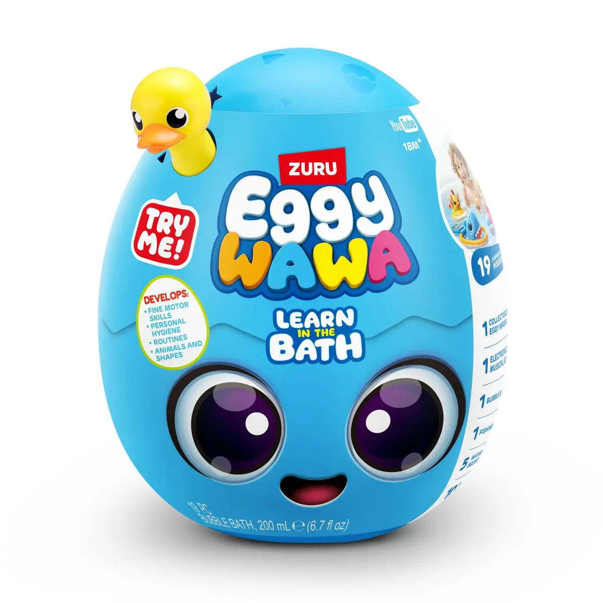 ZURU Eggy Wawa Learn in the Bath — bath learning toy Photo 2