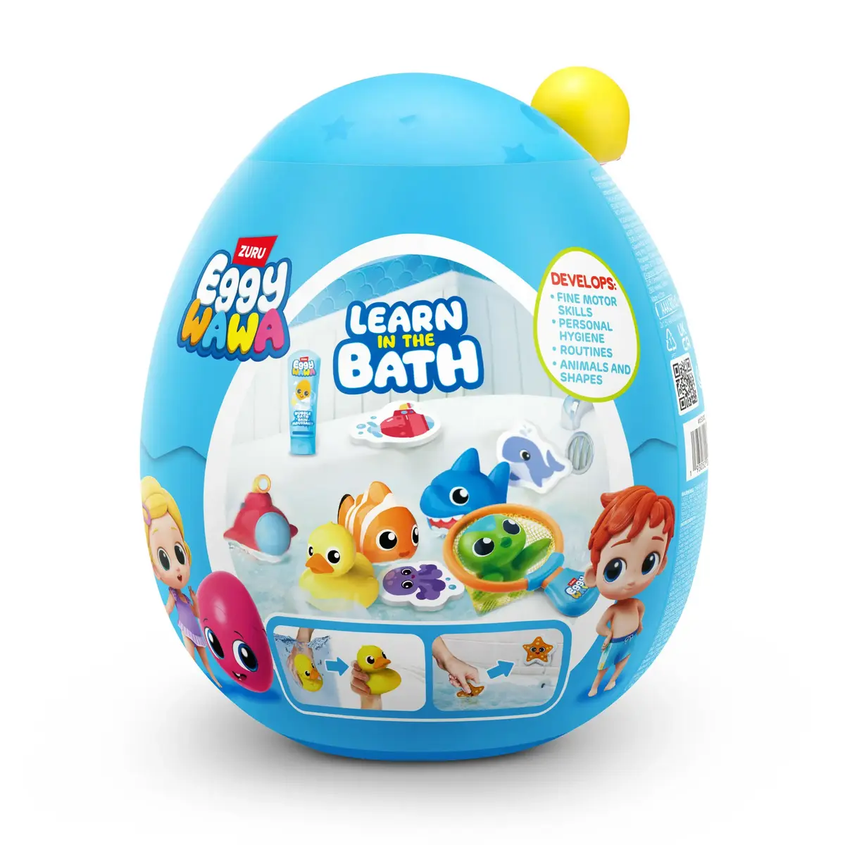 ZURU Eggy Wawa Learn in the Bath — bath learning toy Photo 4