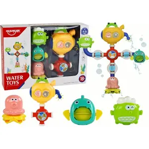 Игрушка для ванны LEANToys переливной робот с присосками — модель 16315