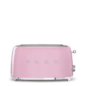 Toaster Smeg 50's Style TSF02PKEU — 4-slice, 1500 W, stainless steel, pink