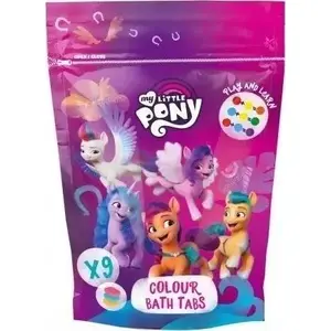 Таблетки-барвники для ванны No name MY LITTLE PONY — набор 9 шт. по 16 г (Ежевика, Помело, Клубника)