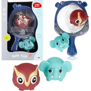 Bath toy set mega creative ZAB DO KAPIELI ZWIERZ SIATKA 18x25x7 cm (assorted)