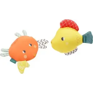 Soft activity toy set FEHN Zestaw Krab i Rybka — baby hanging plush toys FE50011
