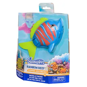 Игрушка для плавания Swim Ways Rainbow Reef Fish синий зеленый красный Guppie Goldberg для детей от 5 лет