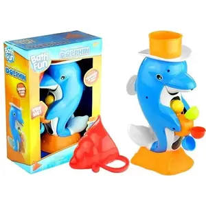 Игрушка для ванны и бассейна LEANToys Delfin (модель 3500) — плавающий вертящийся фонтан