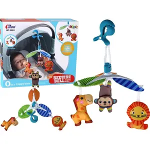 Мобиль на кроватку LEANToys Karuzela 16238 — классическая подвеска с животными для детей