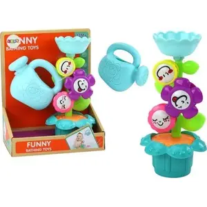 Игрушка для ванны LEANToys — цветочная лейка для малышей, пластиковая цветная