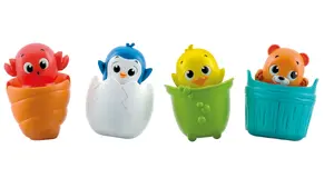 Игрушка для ванной Clementoni 17655 — разноцветное животное для ванны, 0,5+ года