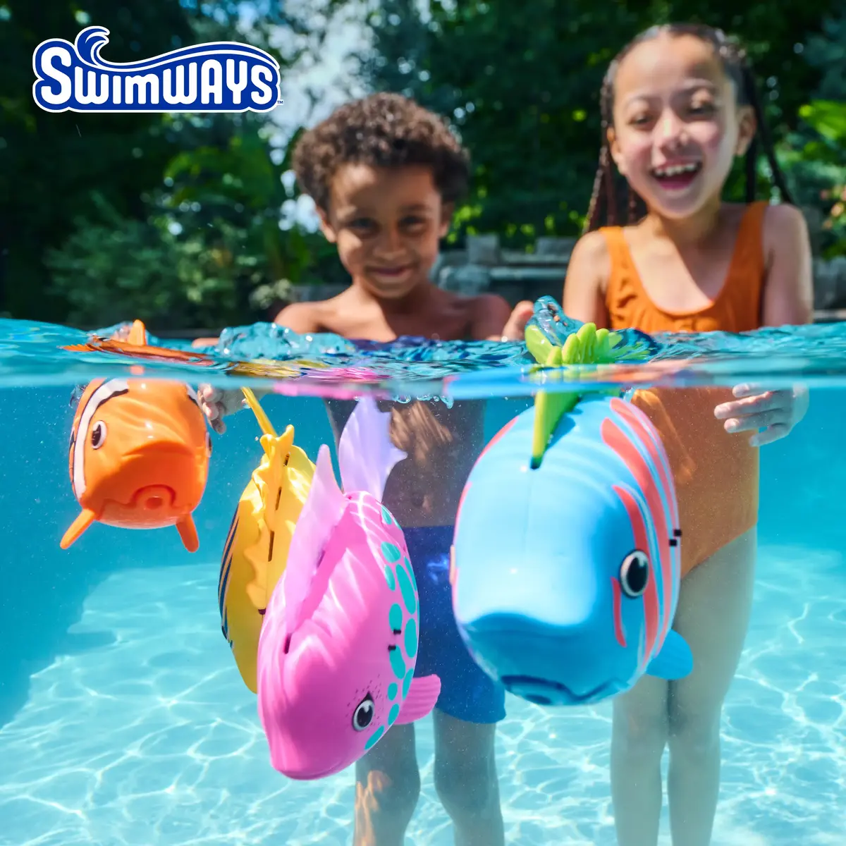 Swim Ways Rainbow Reef Tuna Turner pool diving toy Photo 2