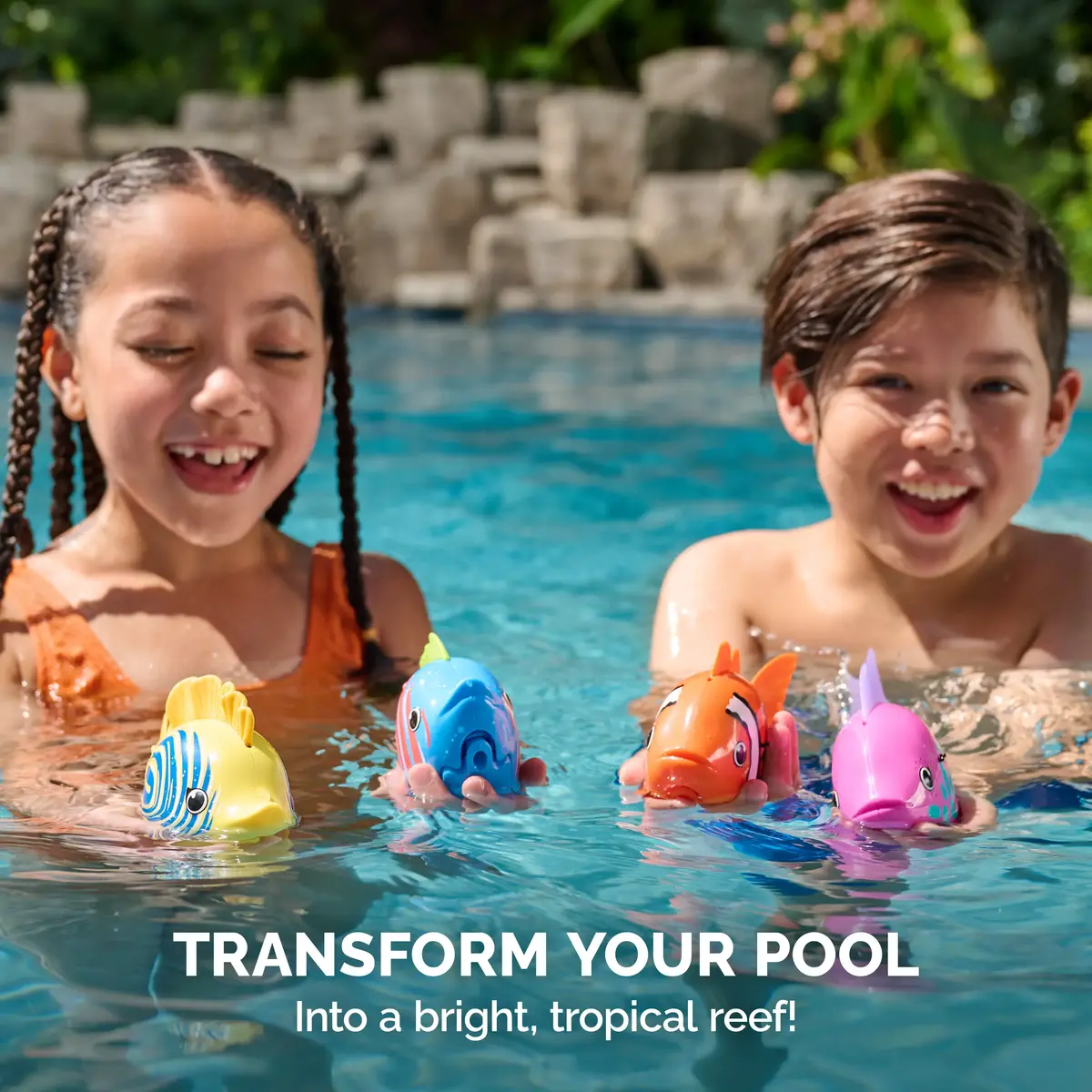 Swim Ways Rainbow Reef Tuna Turner pool diving toy Photo 3