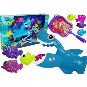 Bath Game LEANToys Shark Fish Hunter Net Scoop | LEANToys 5381