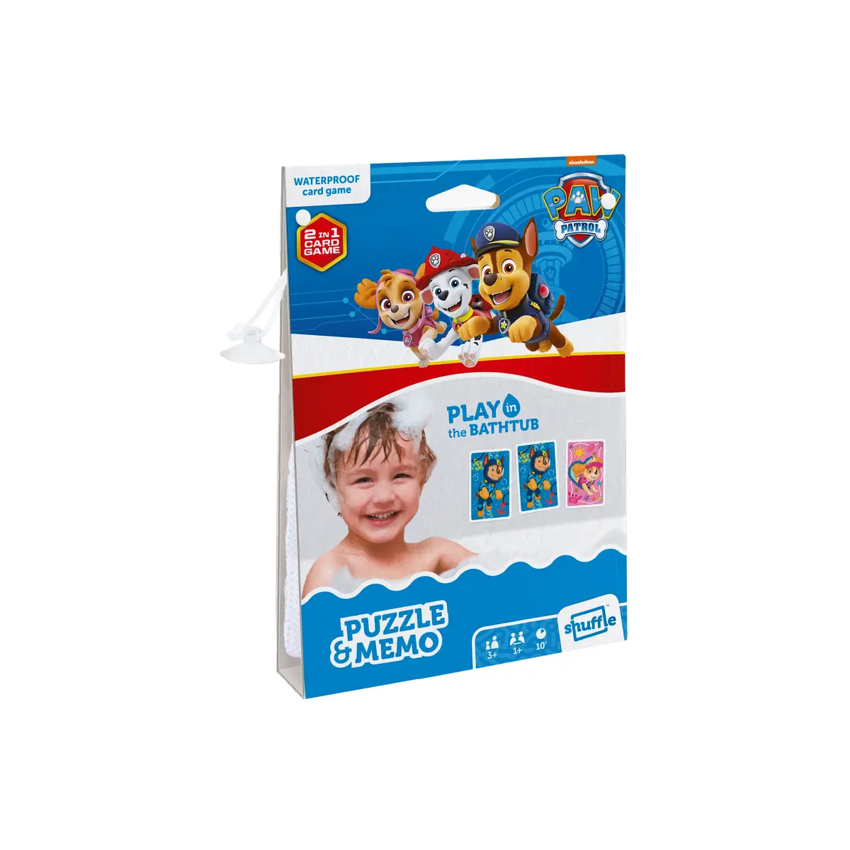 Kāršu spēle Cartamundi Shuffle Paw Patrol Play in the Bathtub Photo 6