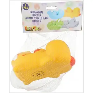 Bath toy set Eddy Toys 3 pieces — yellow duck bath toys set, flotation-friendly for infants