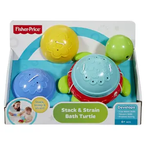 Bath animal toy Fisher-Price Everything Baby DHW16 — plastic multicolour, for ages 0.5–3 years