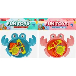 Bath Toy Set mega creative ZAB DO KAPIELI KRAB 26x37x5 cm mix — children's bath toy