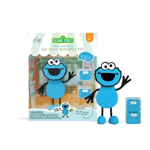 Vannas rotaļlieta Glo Pals Cookie Monster Pals zila — 3+, gaismas efekti