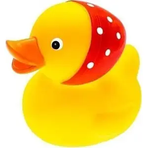 Утенок для купания с шарфом Hencz Toys модель 500832 — игрушка для ванны для малышей