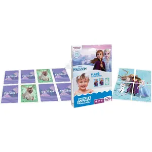 Card game set Cartamundi Shuffle Aqua — Disney Frozen themed cards