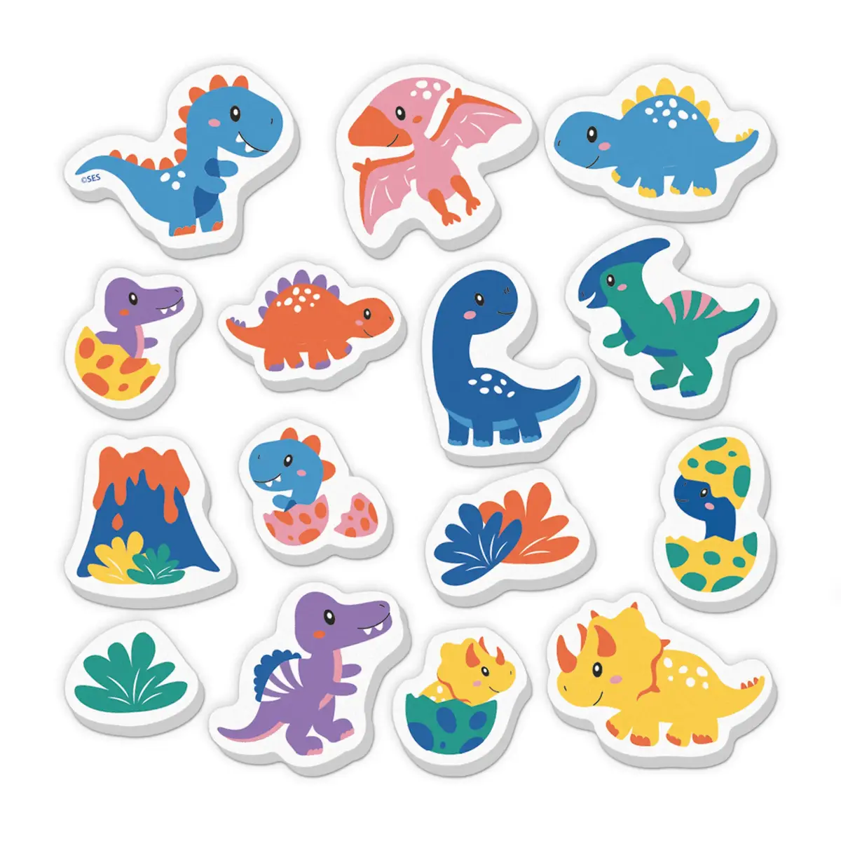 SES Creative Tiny Talents Bath dinos — наклейки для ванны Photo 2
