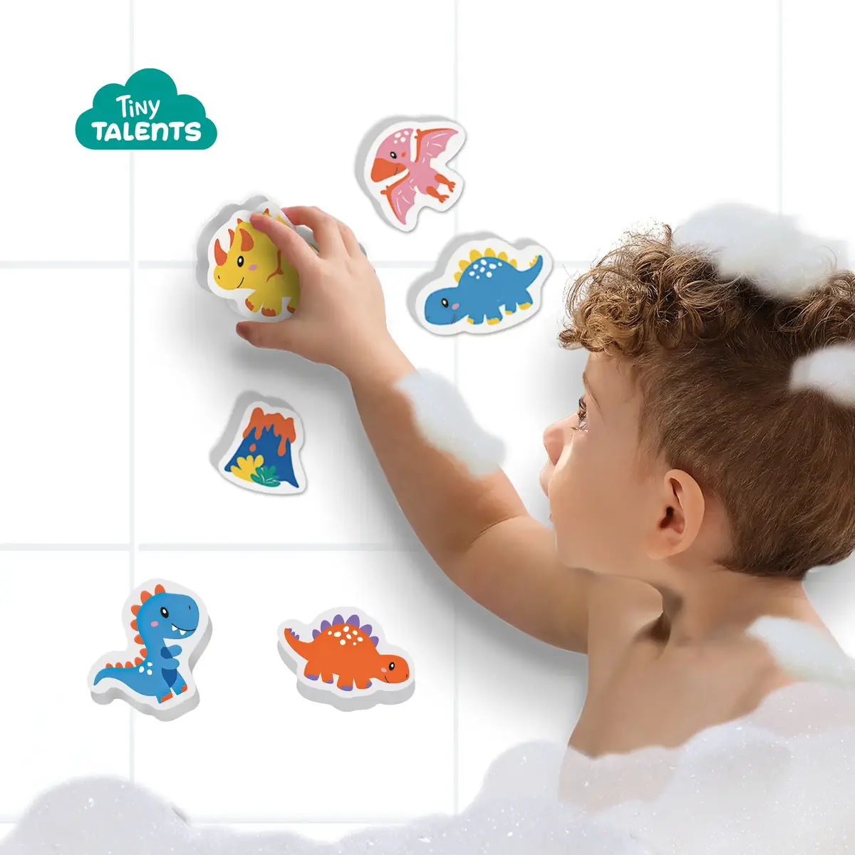 SES Creative Tiny Talents Bath dinos — наклейки для ванны Photo 3