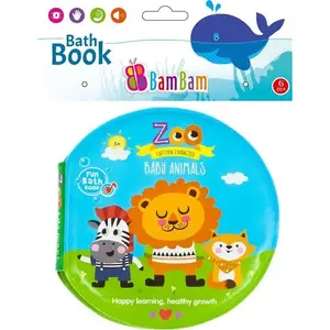 Книжка для купания Bambam KSIAZECZKA DO KAPIELI Z00 0/51 – игрушка для ванны