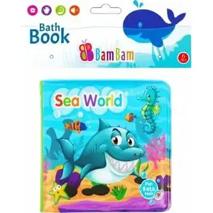 Книжка для купания Bambam B103C — детская водонепроницаемая книжка 'Морской мир' (мягкие страницы)