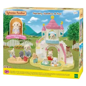 Песочница и бассейн Epoch Sylvanian Families Nursery, пластик, разноцветная, 3+
