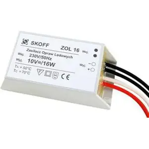 LED barošanas bloks SKOFF Zasilacz 10V 16W ZL-016-C-1-1-ML-PL-01