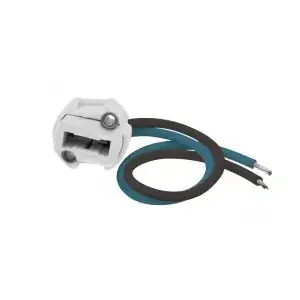 Ceramic lamp holder Kanlux HLDR-G9 (MPN 08220) for G9 bulbs, push-fit socket
