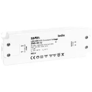 LED power supply ZAMEL ZNS-30-12 slim 12V DC 30W