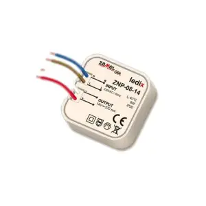 LED Driver ZAMEL ZNP-08-14 14V DC 8W — Dimmable/Non-dimmable Power Supply Module