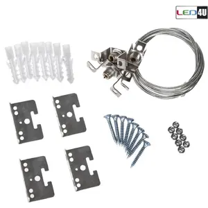 Mounting Clips for LED Ceiling Panel MACLEAN LD158 — accessory for securing flat LED panels