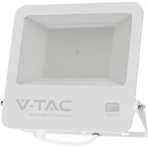 LED Floodlight V-tac VT-44104 100W 6500K 8700lm with 1m Cable, Samsung Chip, White