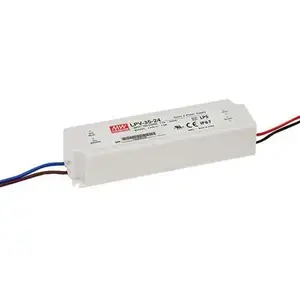 LED driver SilentiumPC LPV-35-36, 35W, 36V, 1A, AC 90–264V, IP20, 40×148×30 mm